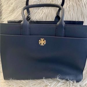 Tory Burch Navy Kira Tote